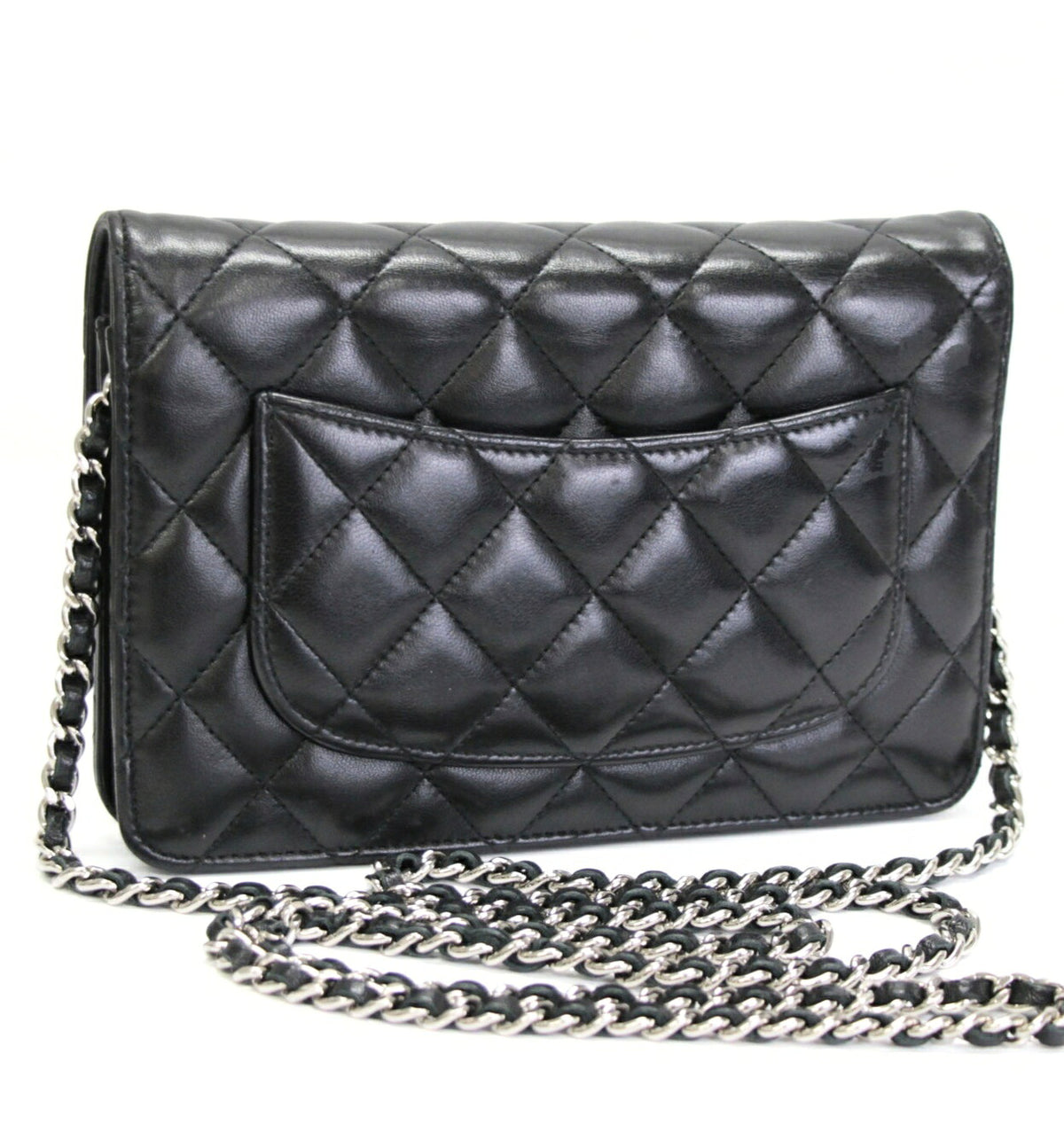 CHANEL Matelasse Lambskin Chain S Hardware Wallet