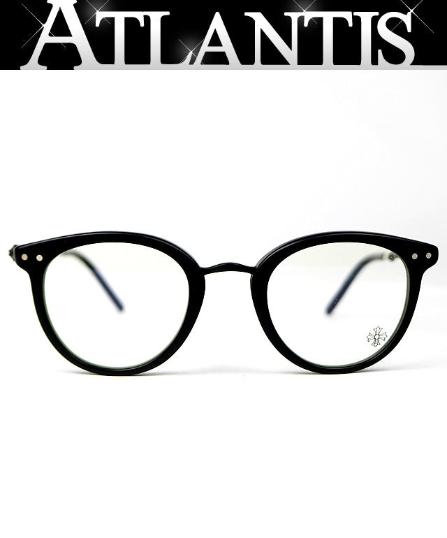 CHROME HEARTS D.A.T.Y Floral Cross Silver Sunglasses