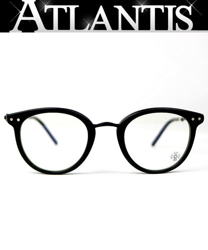 CHROME HEARTS D.A.T.Y Floral Cross Silver Sunglasses