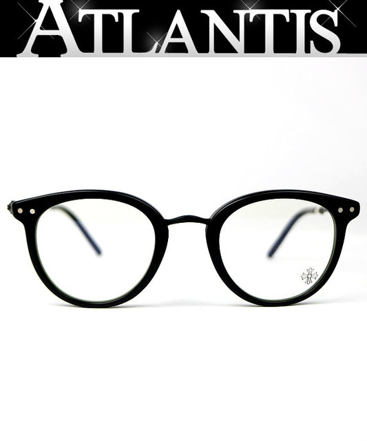 CHROME HEARTS D.A.T.Y Floral Cross Silver Sunglasses