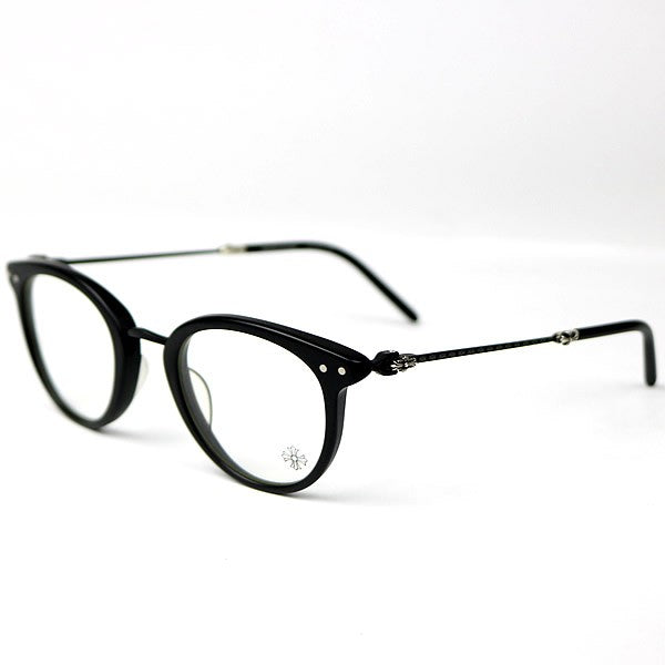 CHROME HEARTS D.A.T.Y Floral Cross Silver Sunglasses