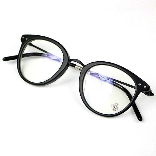 CHROME HEARTS D.A.T.Y Floral Cross Silver Sunglasses
