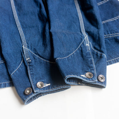 JOE McCOY 8HOUR UNION Double Diamond Denim Coverall Size XXS