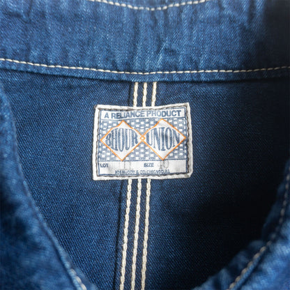 JOE McCOY 8HOUR UNION Double Diamond Denim Coverall Size XXS