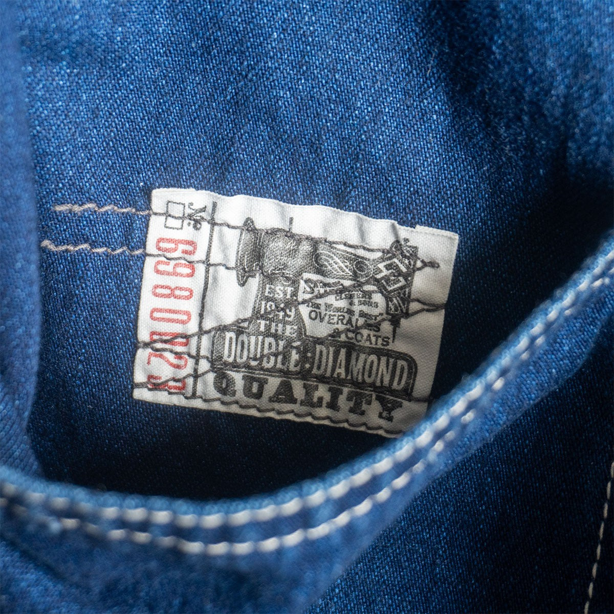 JOE McCOY 8HOUR UNION Double Diamond Denim Coverall Size XXS