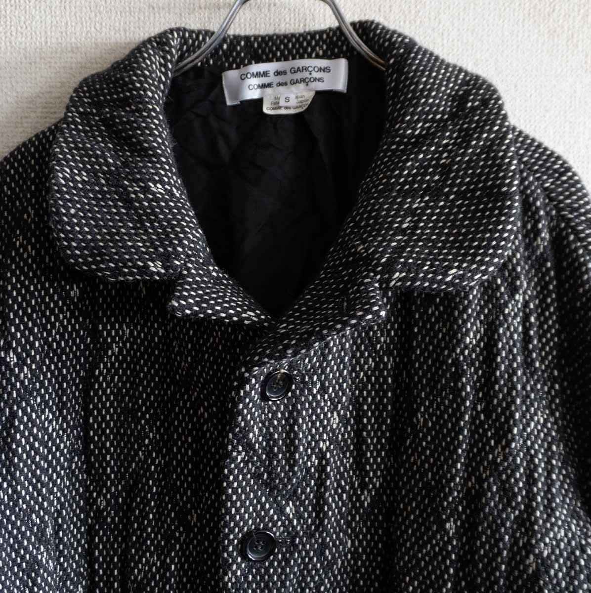 COMME des GARCONS Tweed Quilted Wide Coat Size S