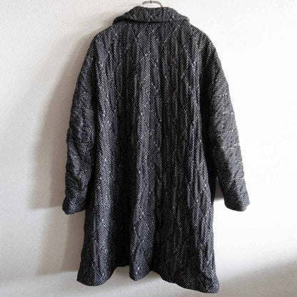 COMME des GARCONS Tweed Quilted Wide Coat Size S