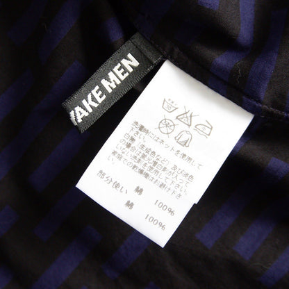ISSEY MIYAKE Multi Pattern Shirt Purple Black Size L