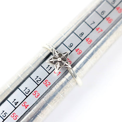 CHROME HEARTS Bubblegum Star Silver Ring Size JP 10