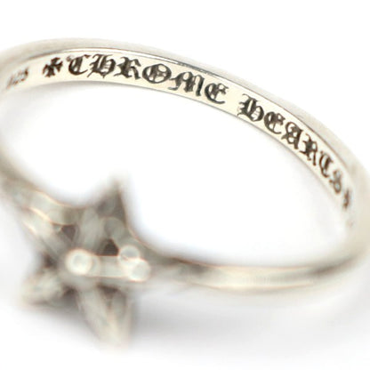 CHROME HEARTS Bubblegum Star Silver Ring Size JP 10