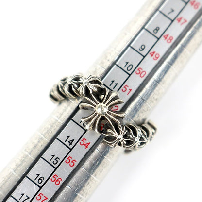 CHROME HEARTS CH Plus Wave Ring Silver SV925 Size JP 12