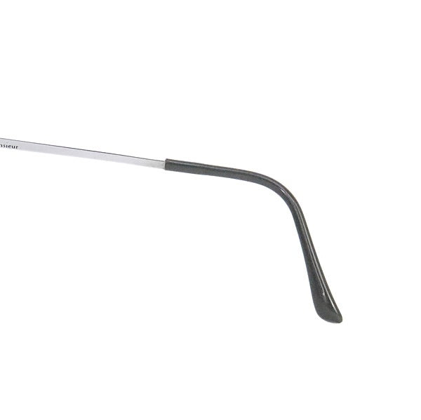 Christian Dior Teardrop Metal Silver Black Sunglasses Size 63□16