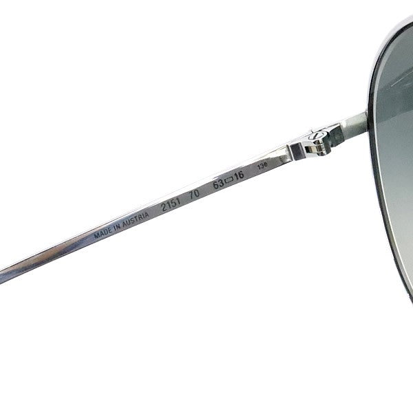 Christian Dior Teardrop Metal Silver Black Sunglasses Size 63□16