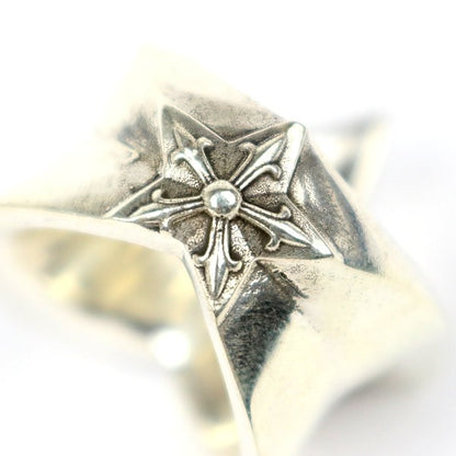 CHROME HEARTS Large Star Ring Silver SV925 Size JP 12.5