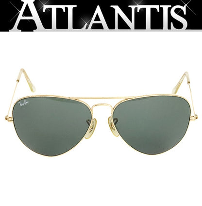 RayBan Gold Black Teardrop Sunglasses Multi