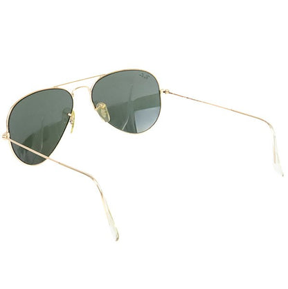 RayBan Gold Black Teardrop Sunglasses RB3025 Size 55□14