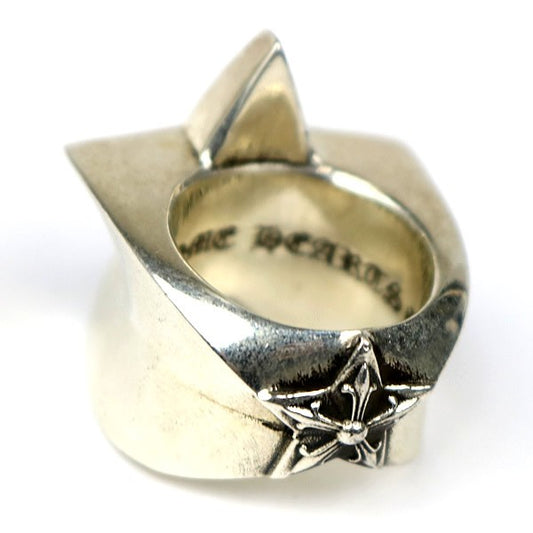 CHROME HEARTS Large Star Ring Silver SV925 Size JP 22.5