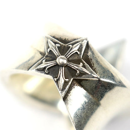 CHROME HEARTS Large Star Ring Silver SV925 Size JP 22.5
