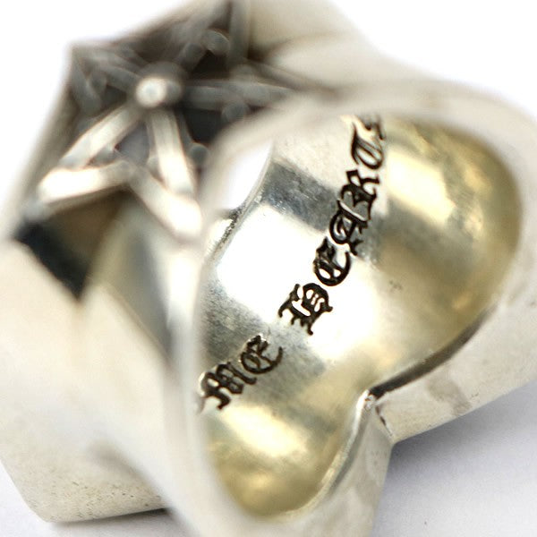 CHROME HEARTS Large Star Ring Silver SV925 Size JP 22.5