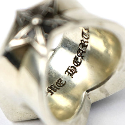 CHROME HEARTS Large Star Ring Silver SV925 Size JP 22.5