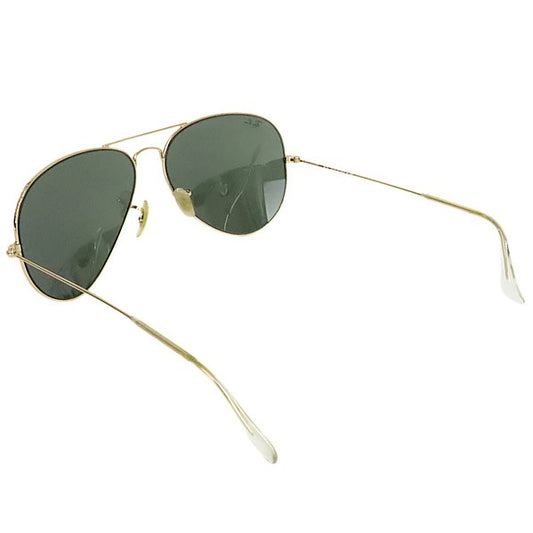 RayBan Gold Black Teardrop Sunglasses Size 62□14