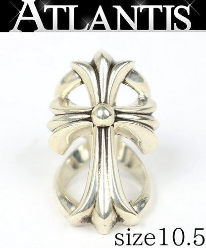 CHROME HEARTS CH Cross Infinity Ring Silver Size JP 10.5