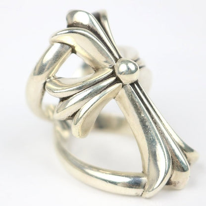 CHROME HEARTS CH Cross Infinity Ring Silver Size JP 10.5