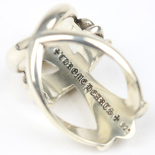 CHROME HEARTS CH Cross Infinity Ring Silver Size JP 10.5