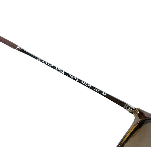 RayBan Brown Wellington Sunglasses Plastic Size 145
