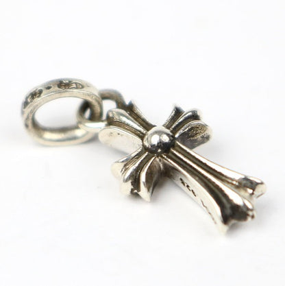 CHROME HEARTS Baby Fat Cross SV925 Pendant Charm Silver