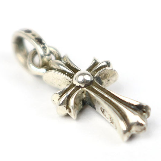 CHROME HEARTS Baby Fat Cross SV925 Pendant Charm Silver