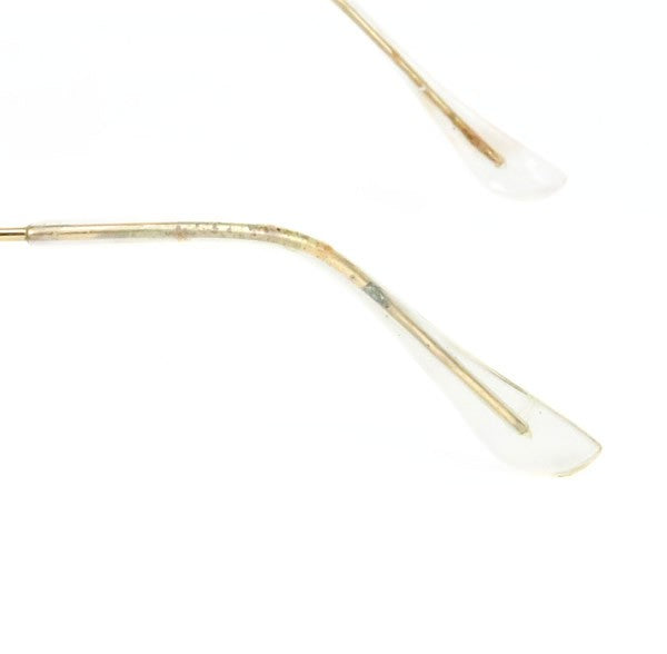 RayBan Gold Black Metal Teardrop Sunglasses