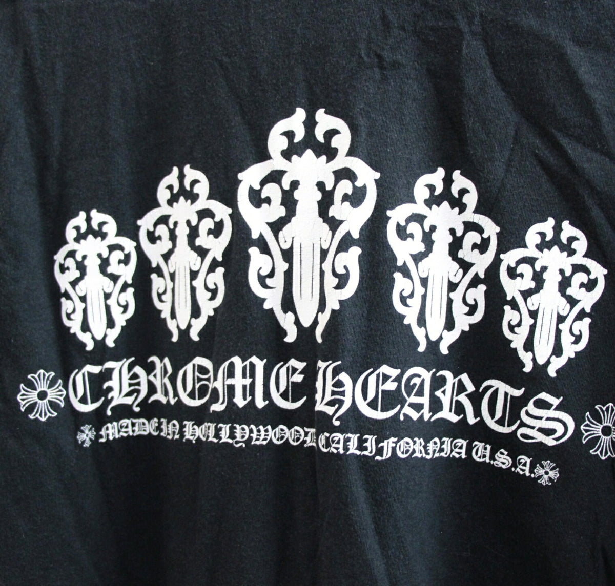 CHROME HEARTS Vine Dagger Black Shirt Size M