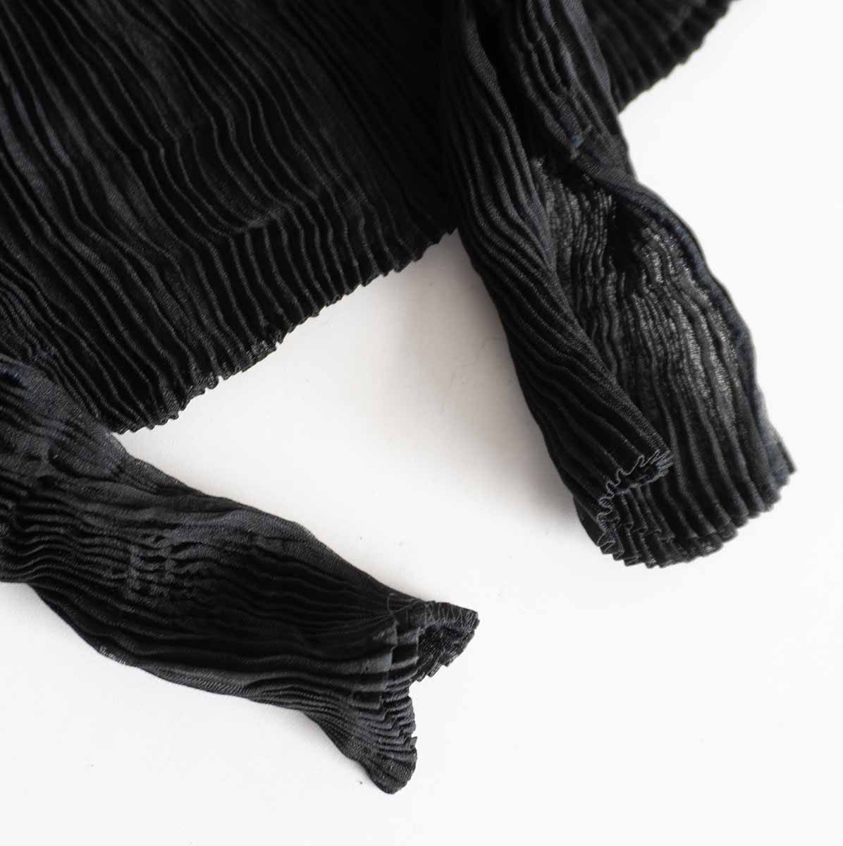 ISSEY MIYAKE Wrinkled Pleated Blouse Size 2