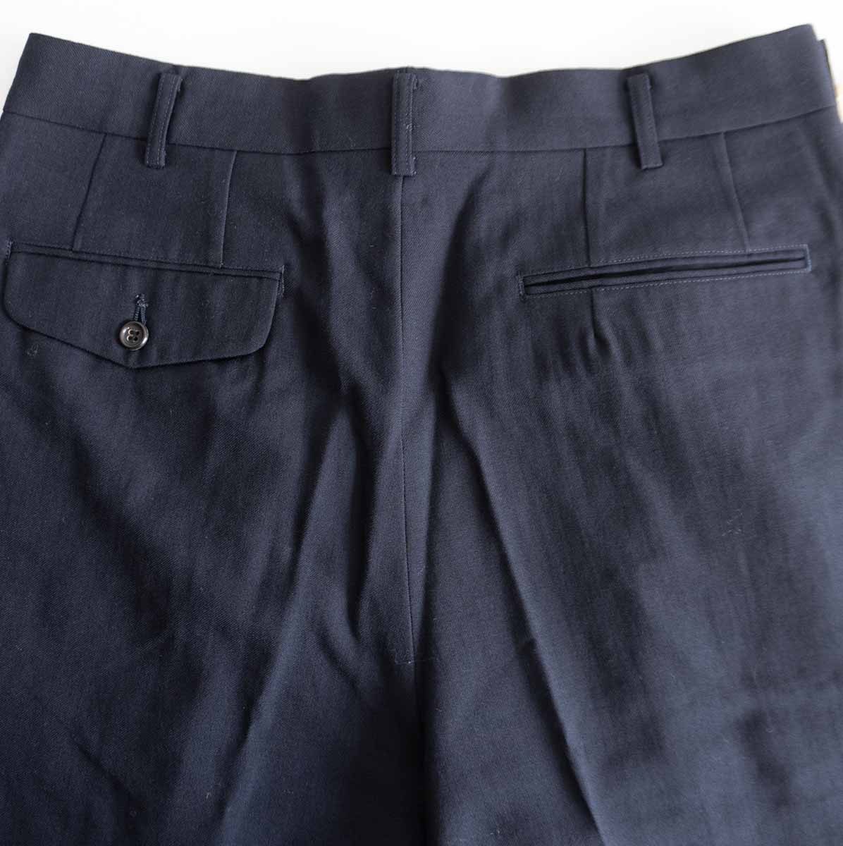 COMME des GARCONS HOMME 90s Archive 1-Tuck Wool Size 34