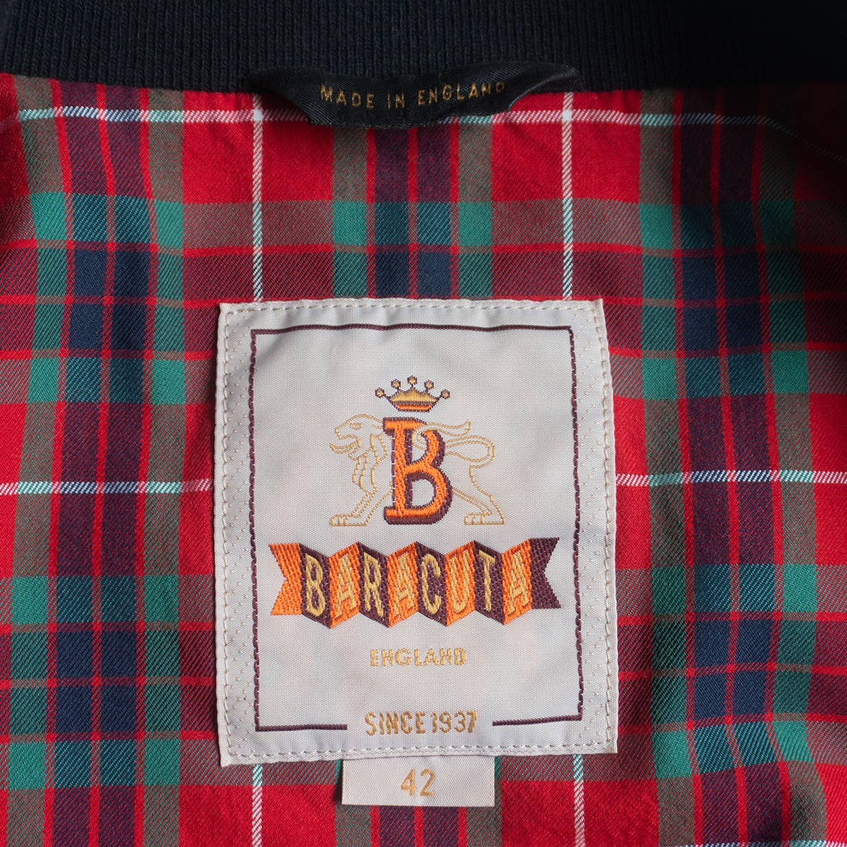 BARACUTA G9 Swingtop Harrington Jacket Black Made in Size XS