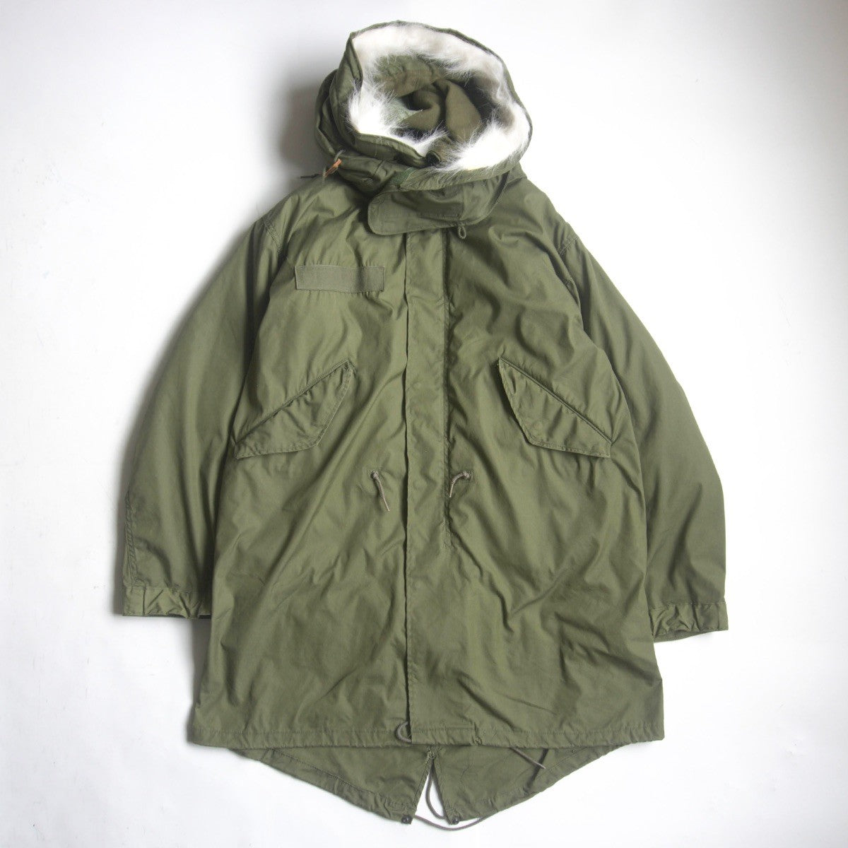 US ARMY 80s M-65 Fishtail Parka Full Set Size XS