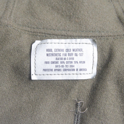 US ARMY 80s M-65 Fishtail Parka Full Set Size XS