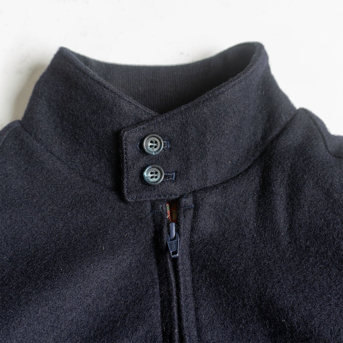 BARACUTA Wool G9 Swingtop Harrington Jacket Navy Size S