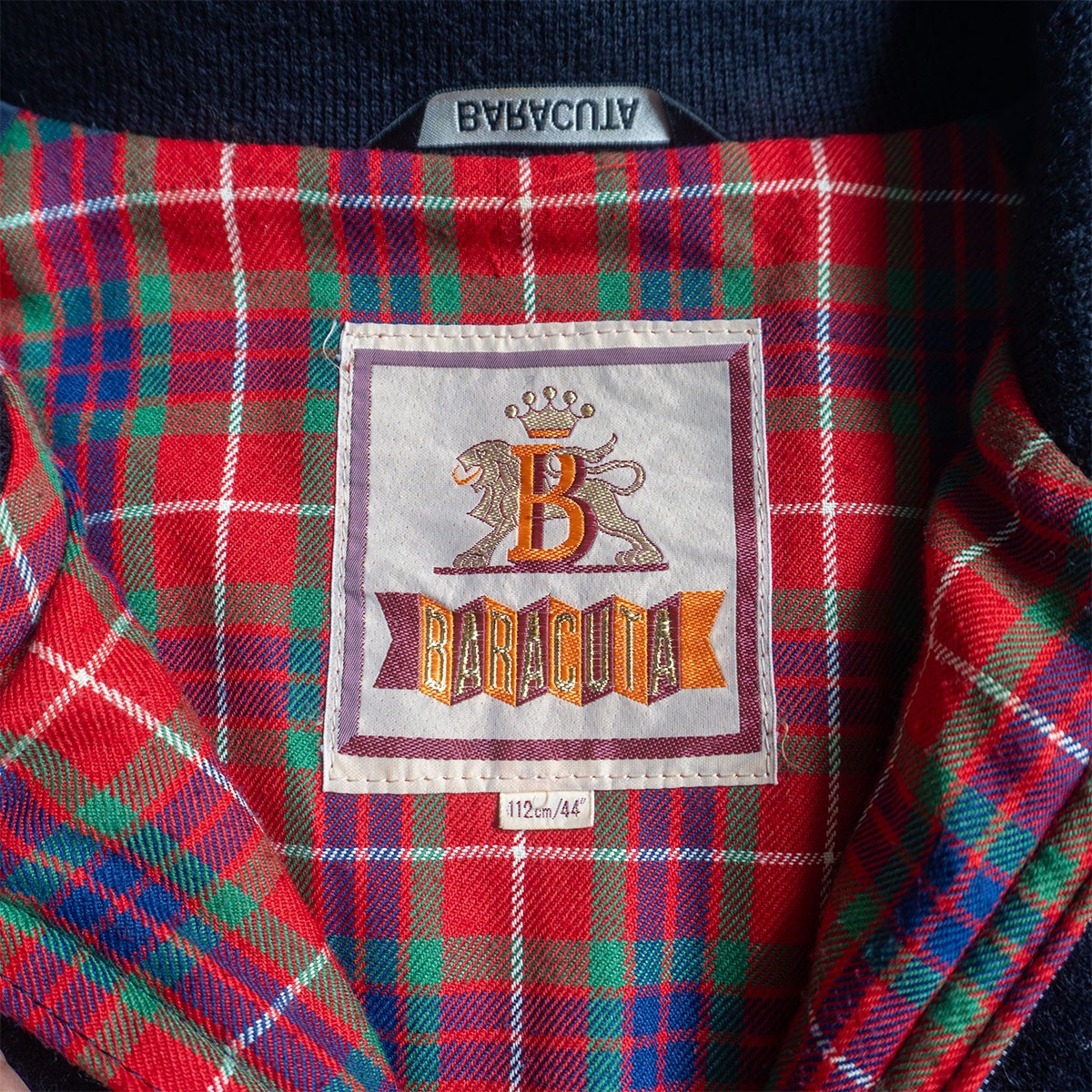 BARACUTA Wool G9 Swingtop Harrington Jacket Navy Size S