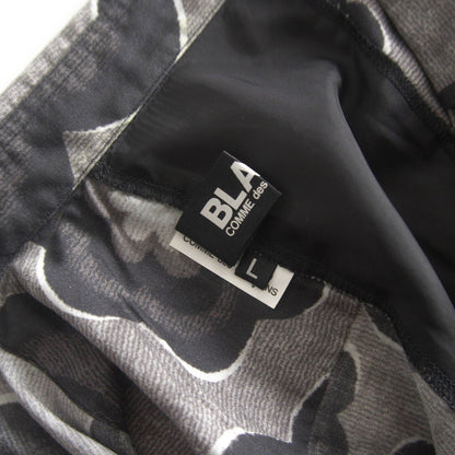 BLACK COMME des GARCONS Rayon Floral Print SS Shirt Size L