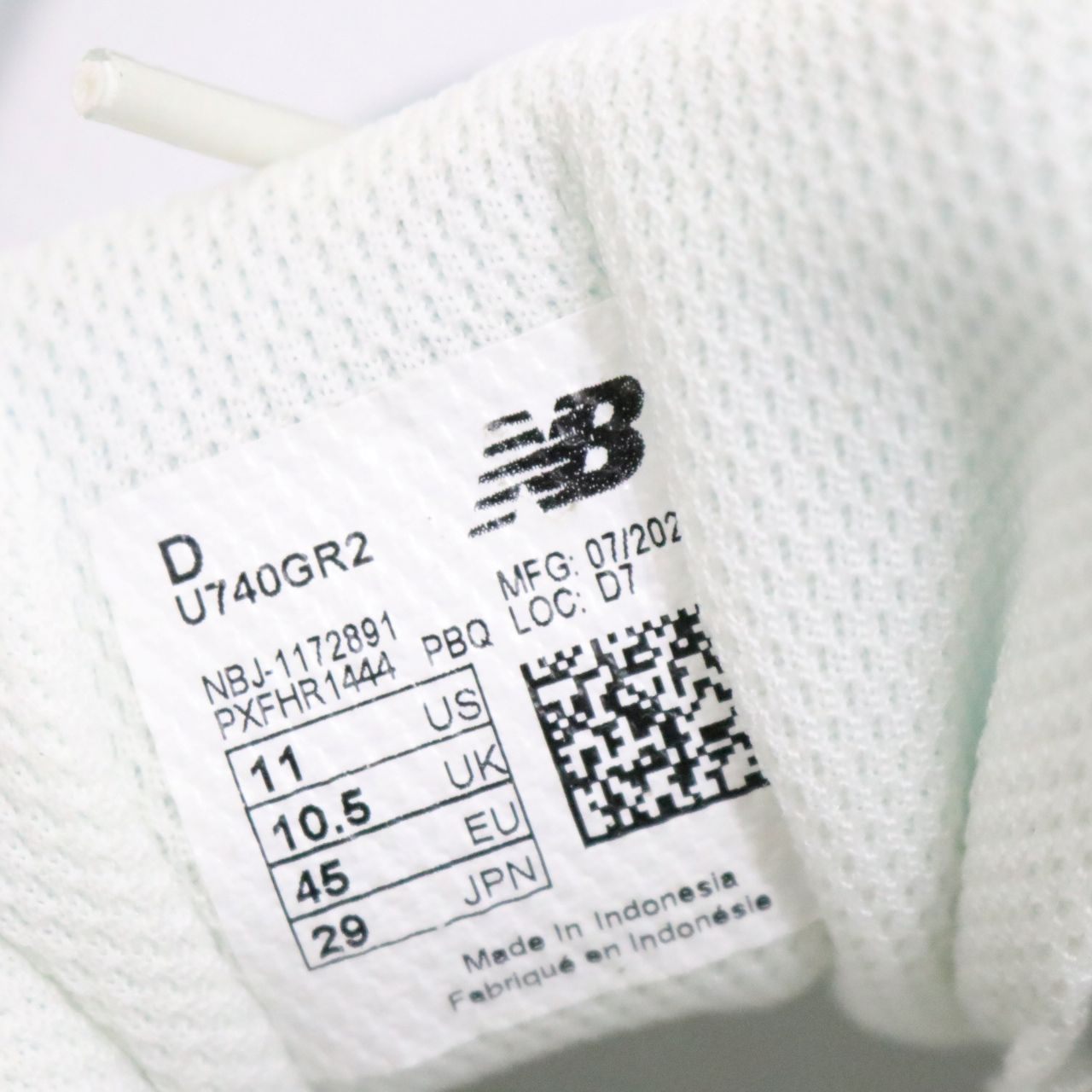NEW BALANCE 24AW 740V2 Marsh White Sneakers Size 29.0cm