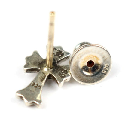 CHROME HEARTS Silver 925 2 FAT CH Cross Stud Earring