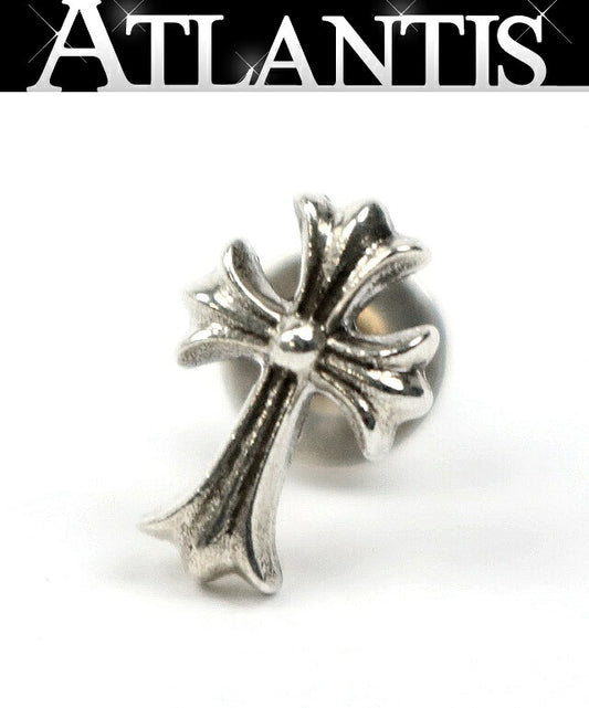 CHROME HEARTS Silver 925 CH Cross Stud Earring