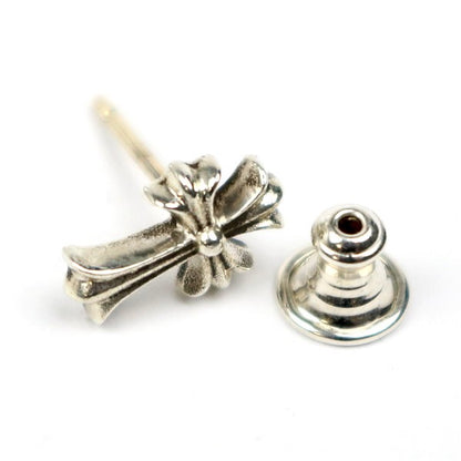 CHROME HEARTS Silver 925 CH Cross Stud Earring