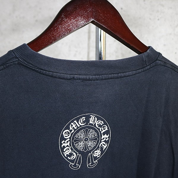 CHROME HEARTS Old Vine Dagger Horseshoe T-Shirt Black Size M