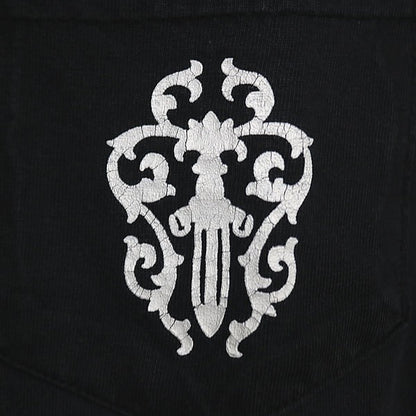 CHROME HEARTS Old Vine Dagger Horseshoe T-Shirt Black Size M