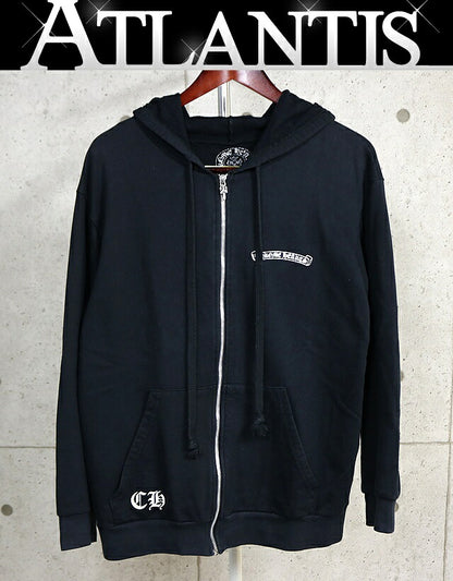 CHROME HEARTS Old Flare Knee SV925 Hoodie Black Size XL