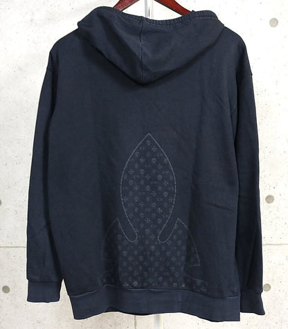 CHROME HEARTS Old Flare Knee SV925 Hoodie Black Size XL