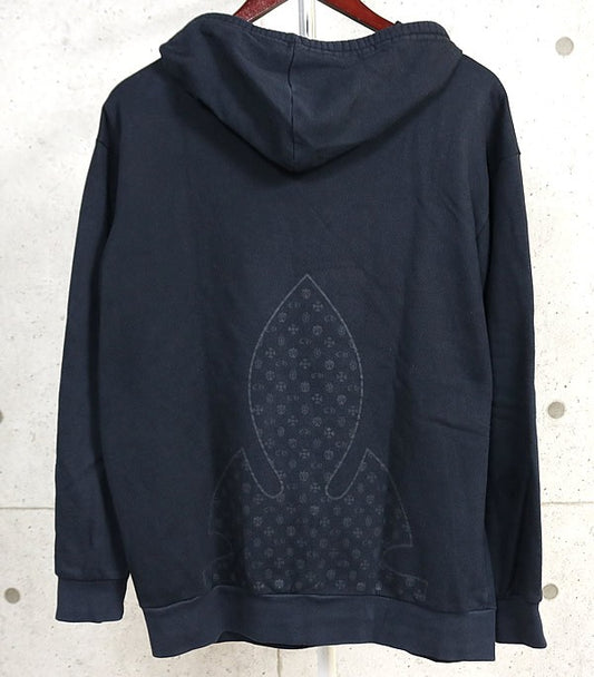 CHROME HEARTS Old Flare Knee SV925 Hoodie Black Size XL